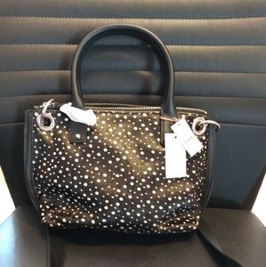 Talbots NWT Leather Haircalf -Dot Tote Bag